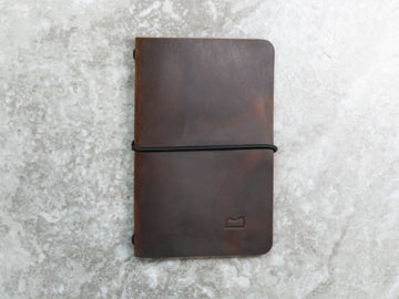 Leather Notebook Cover in Autumn Harvest (Ready to Ship)