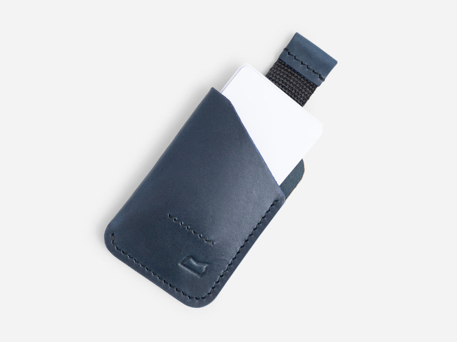 The Anderson Wallet - Navy Bridle Wickett and Craig