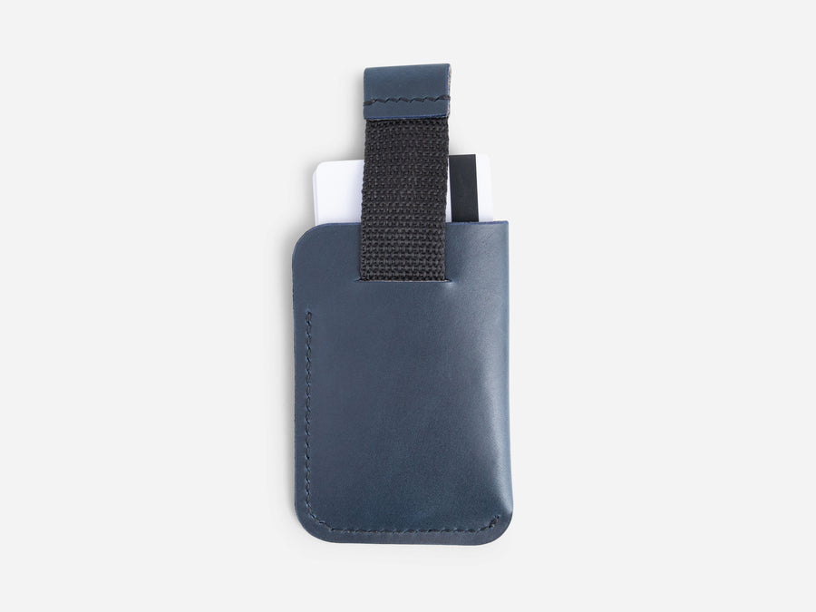 The Anderson Wallet - Navy Bridle Wickett and Craig