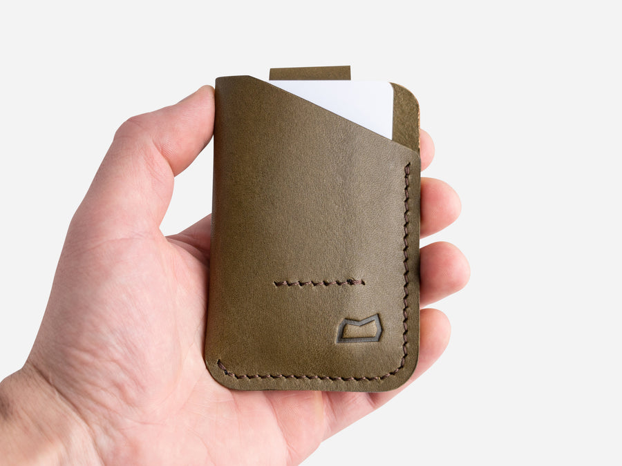 The Anderson Wallet - Olive Bridle Wickett and Craig