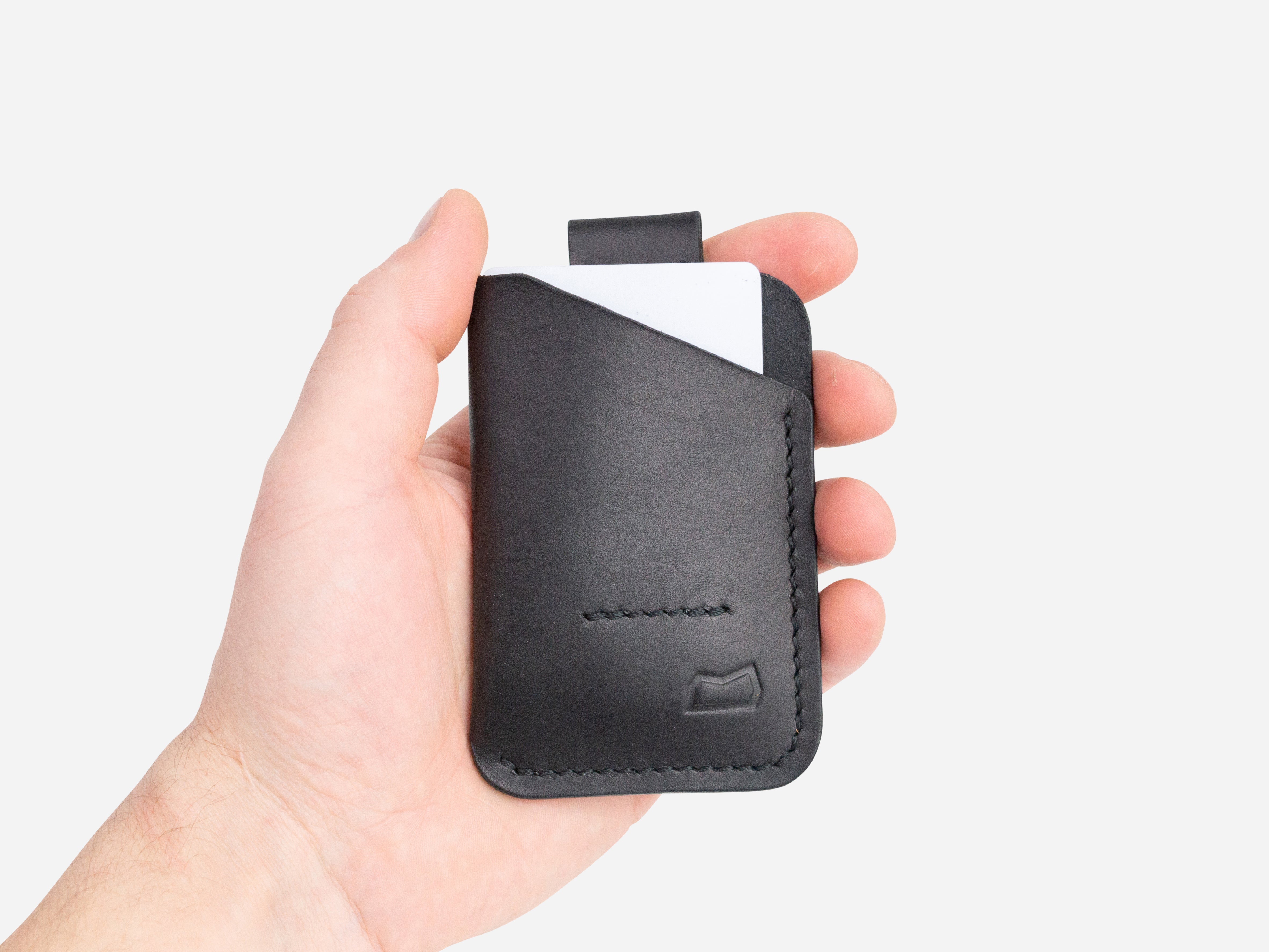 The Anderson Wallet - Black Harness Wickett and Craig – Cave Leather Co