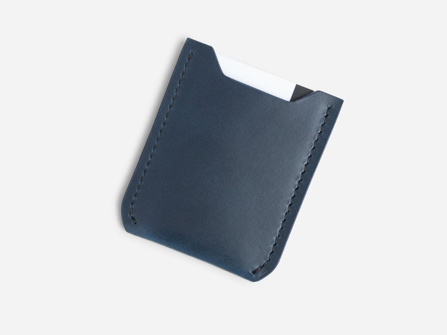 The Grant Wallet - Navy Bridle