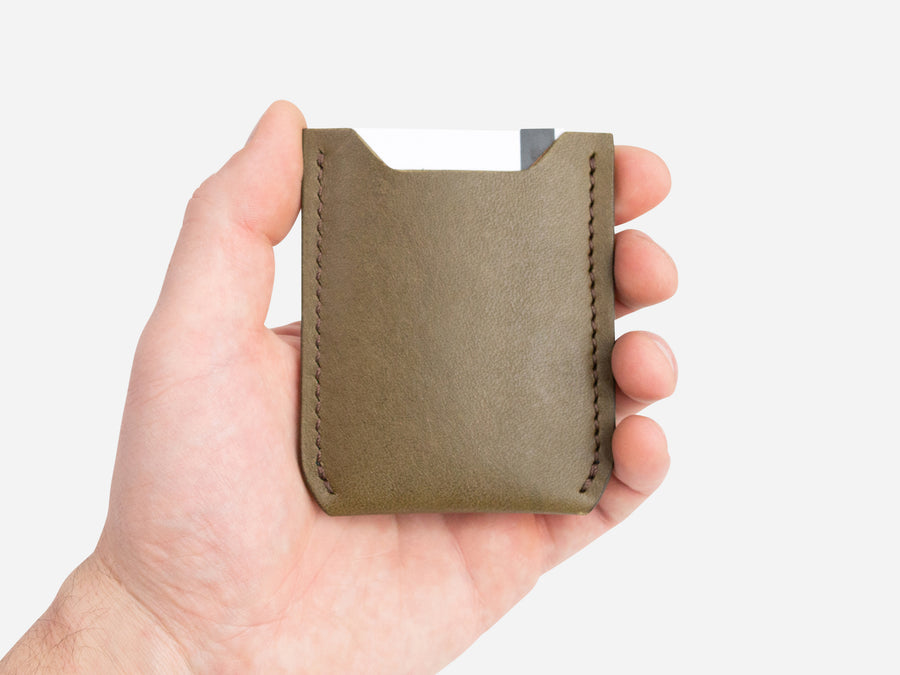 The Grant Wallet - Olive Bridle Wickett and Craig
