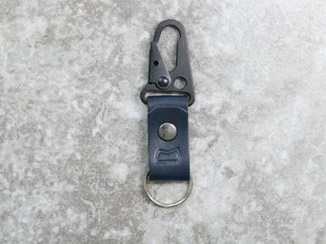 Malcolm Keychain in Navy Bridle (Ready to Ship)