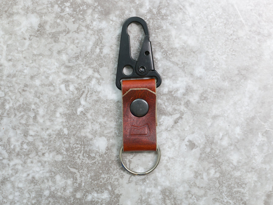 Malcolm Keychain in Orange Fuego (Ready to Ship)