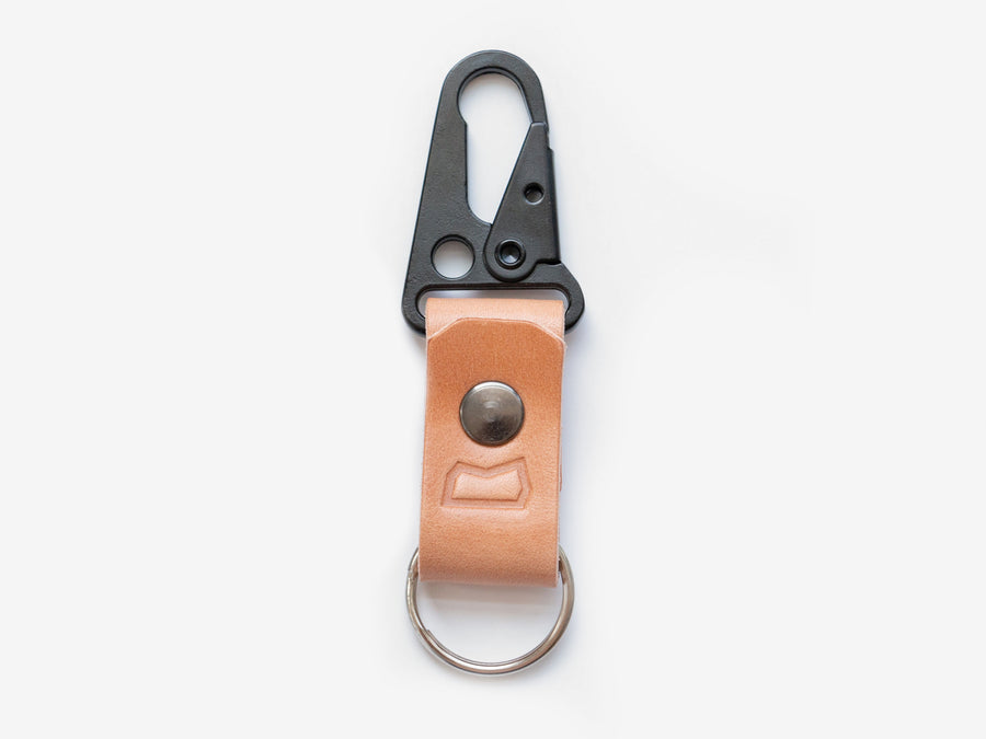 The Malcolm Keychain in Wickett and Craig Russet Harness