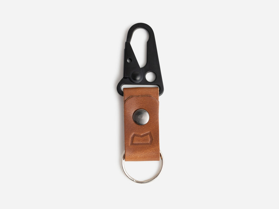 The Malcolm Keychain in Buck Brown