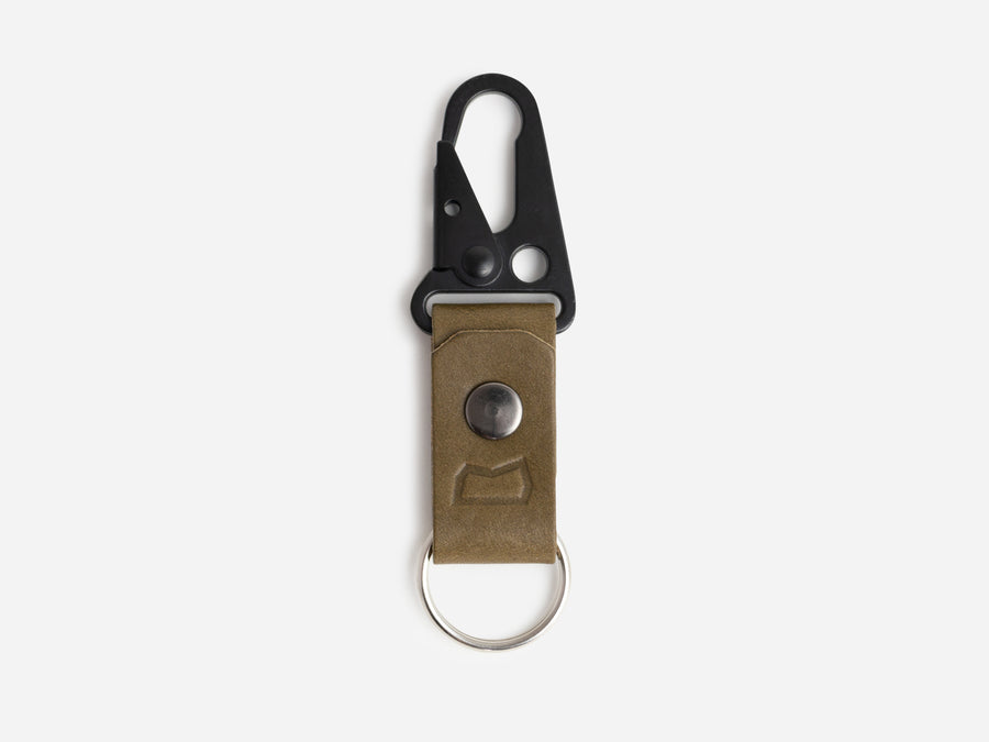 The Malcolm Keychain in Olive Bridle