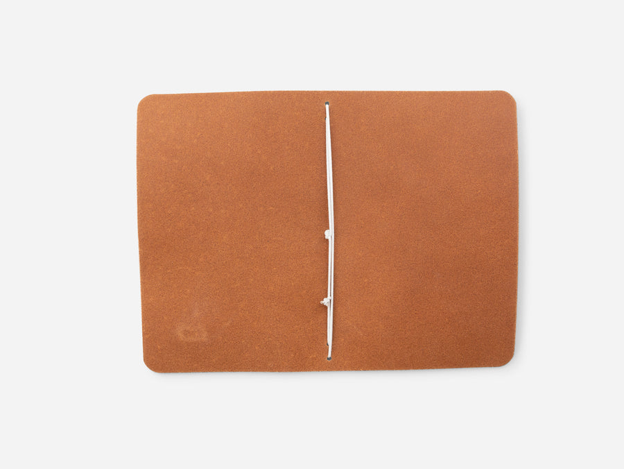 Leather Notebook Cover in Russet Harness