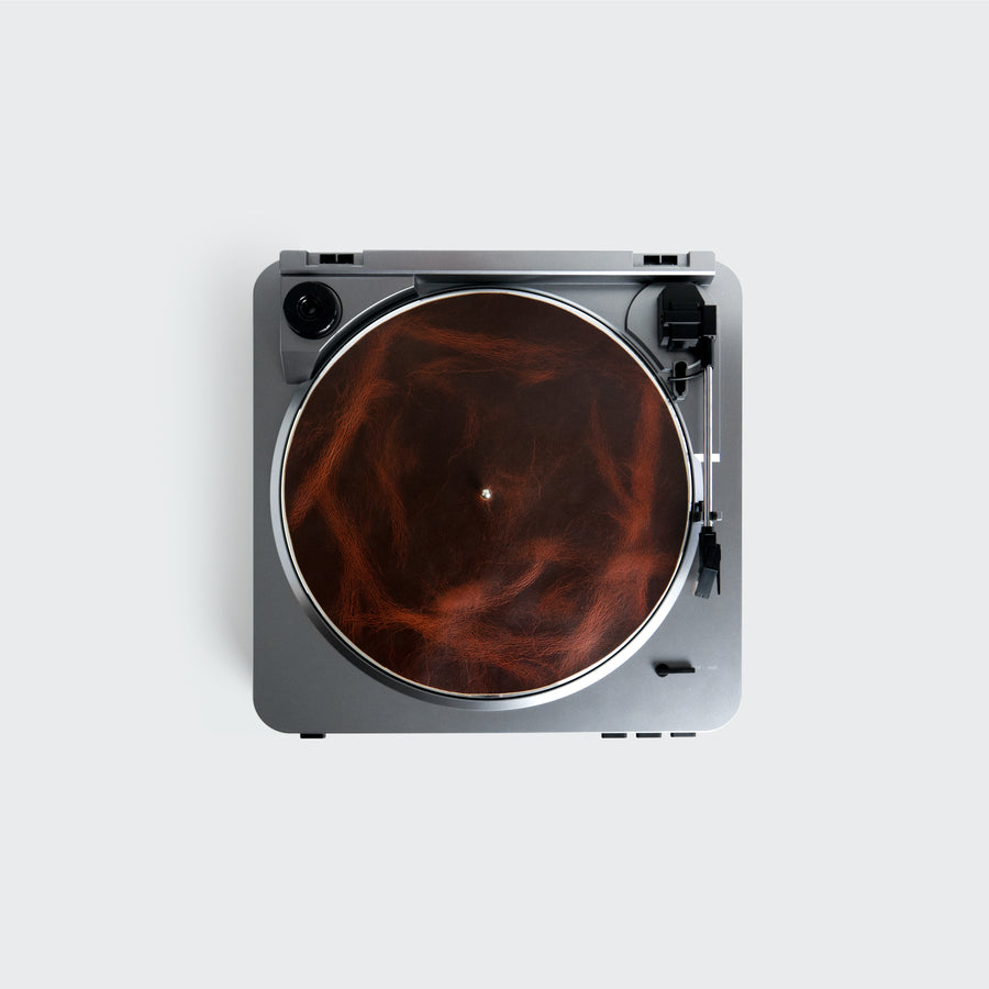 Leather Turntable Mat in Autumn Harvest