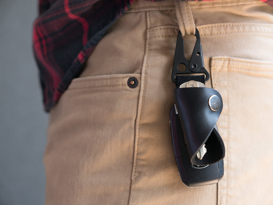 The Ultimate Keychain in Black Harness