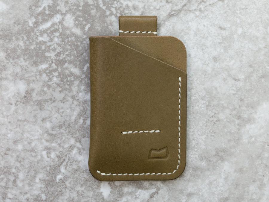 The Anderson Wallet - Olive English Bridle (Ready to Ship)