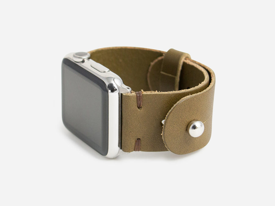 Apple Watch Band - Olive Bridle Wickett and Craig